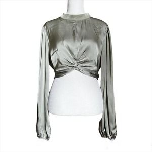 NWT - Mixed Threads Long Sleeve Crop Tops (Size: XL)